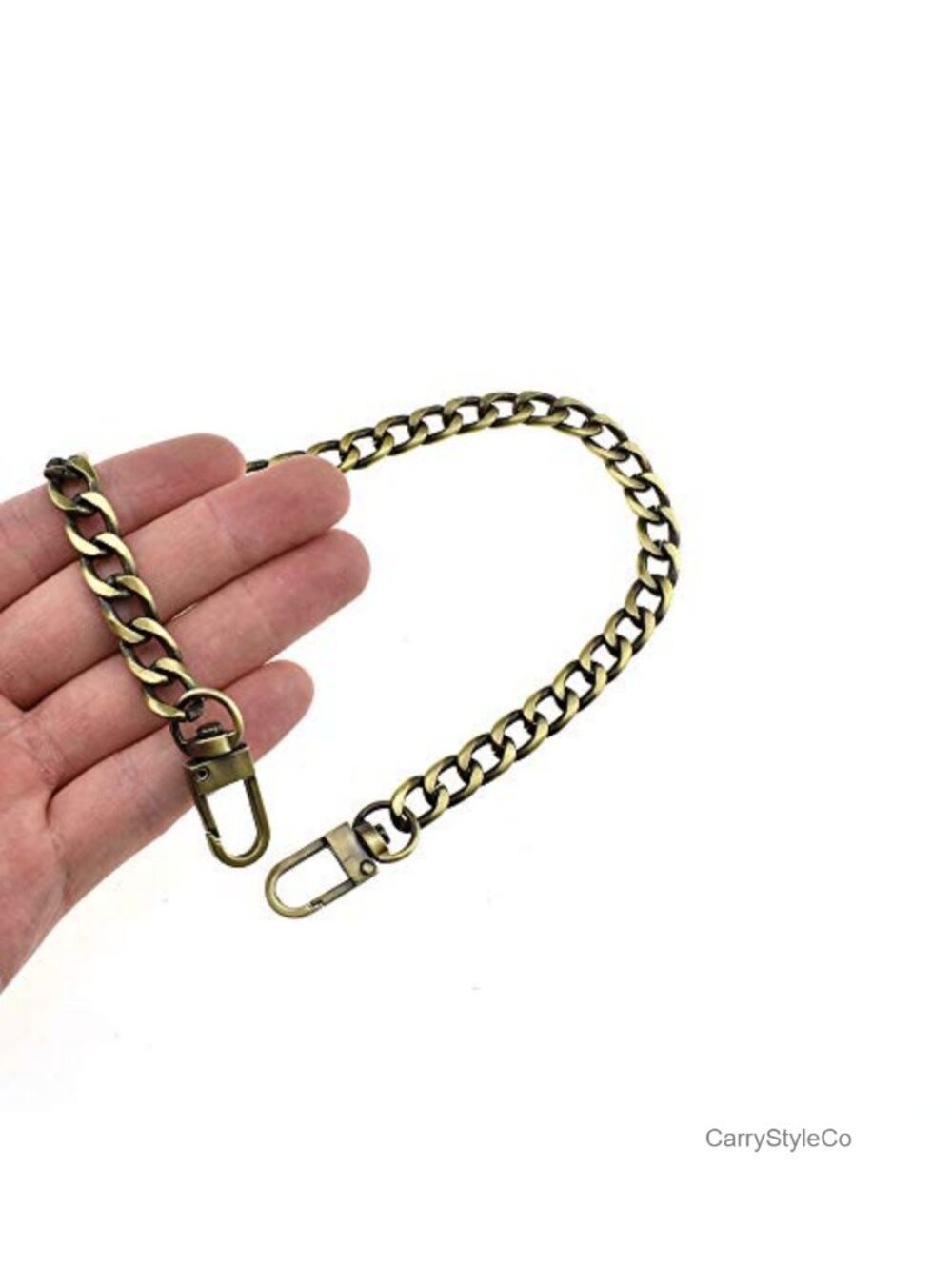 HAHIYO Purse Chain Strap 15.7" Bronze Shoulder Cross Body Sling Purse Handbag